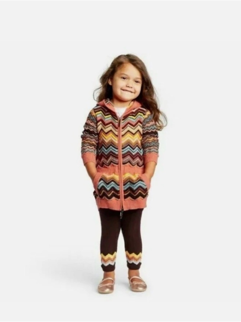 Missoni x Target Collab Zig Zag Zip Up Sweater Size 18 months